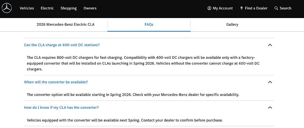 mercedes-benz cla eq 400 V