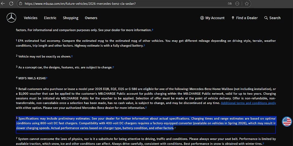 mercedes-benz cla eq 400V