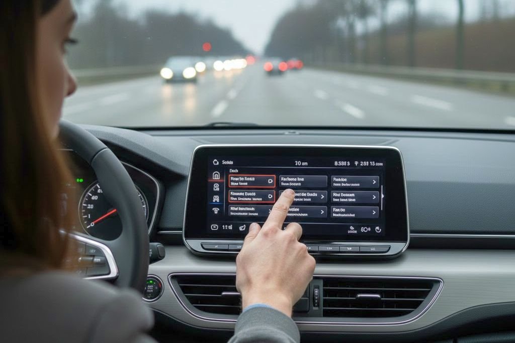 regresso botões fisicos automóvel