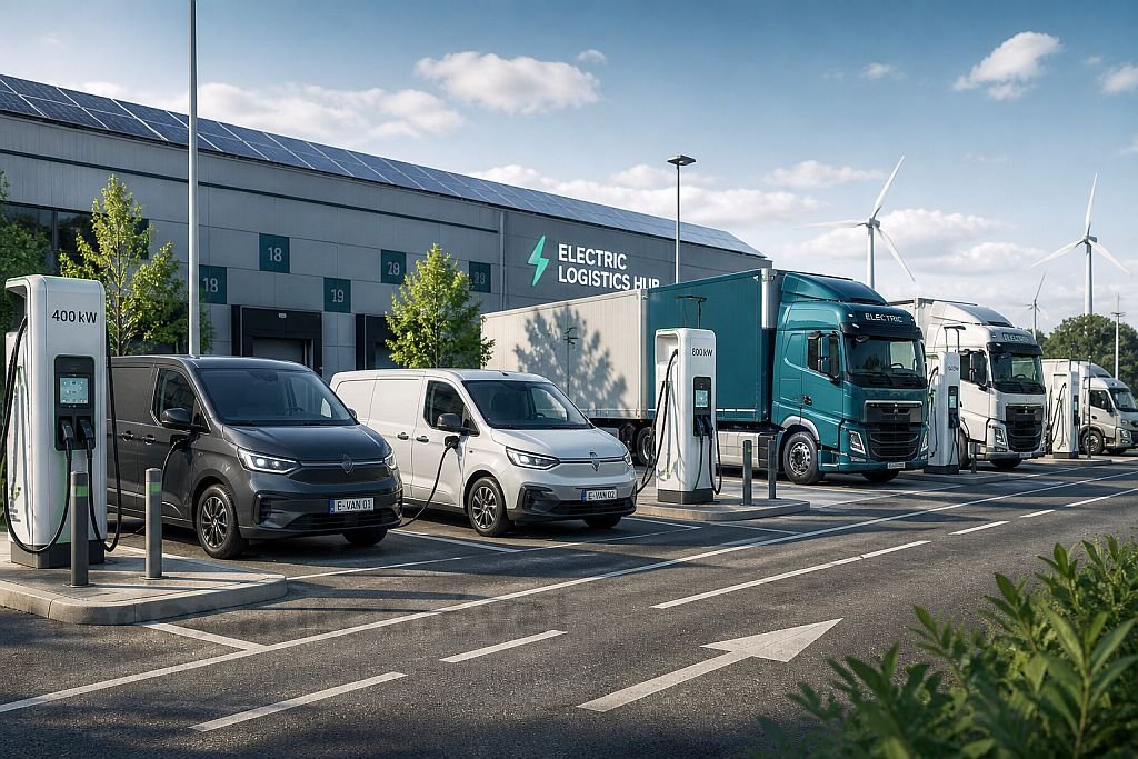 frotas comerciais elétricas 400V 800V